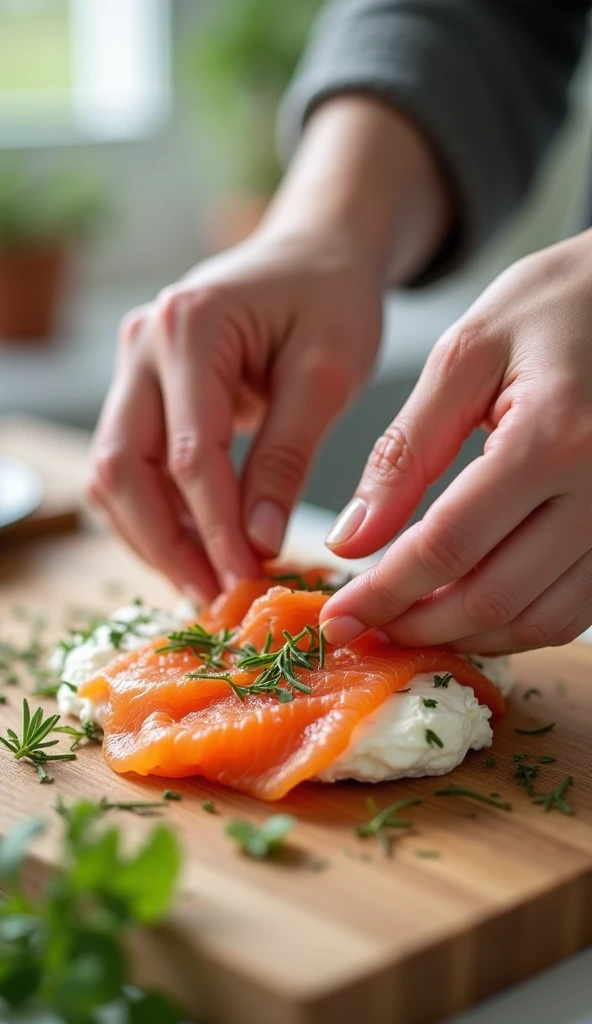 Instructions Recette saumon fromage