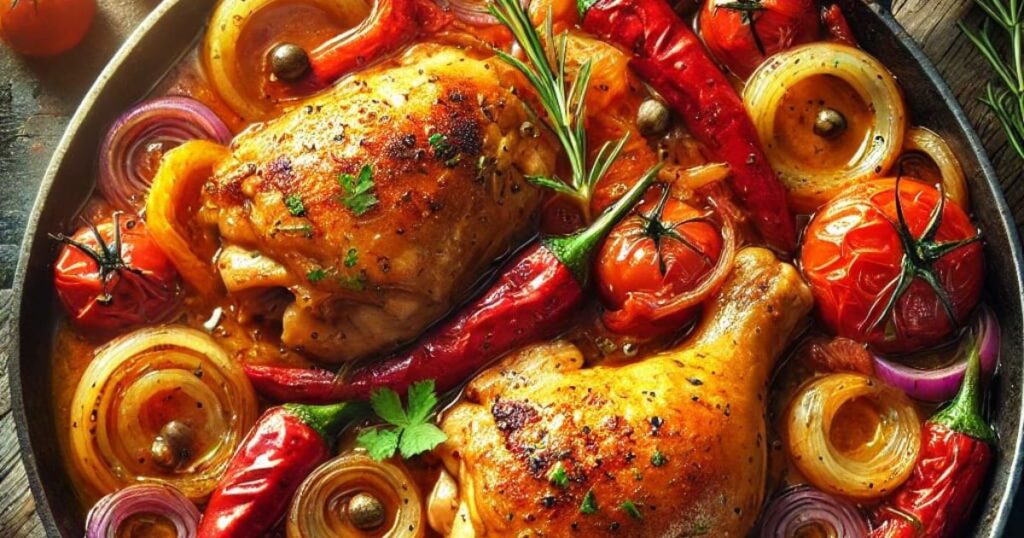 Poulet Basquaise : Un Plat Savoureux et Sain pour Tous, Même pour les Diabétiques