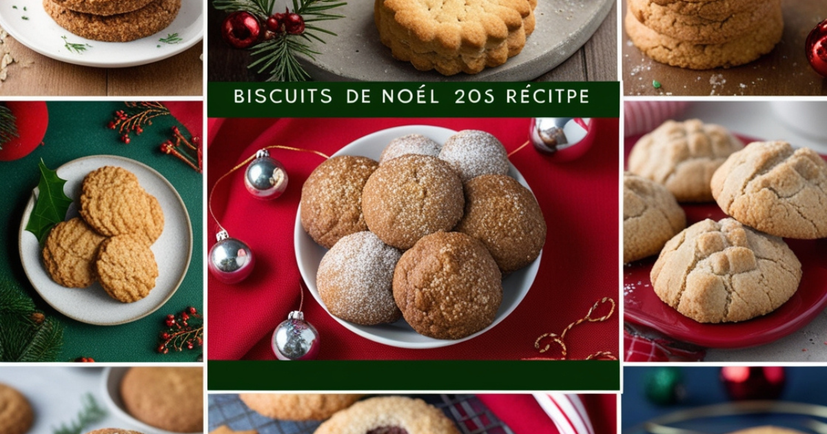 Biscuits de Noël sans sucre faciles