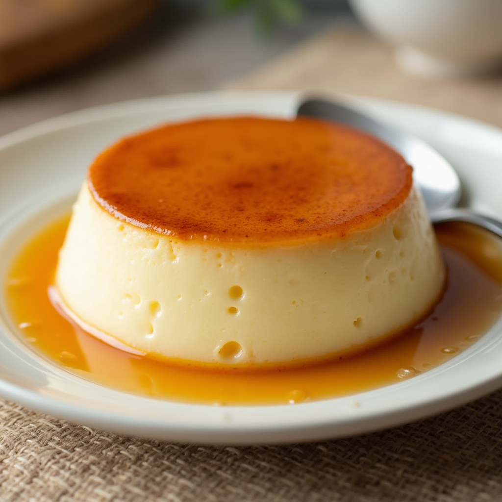 Flan au lait de coco (sans sucre ajouté)