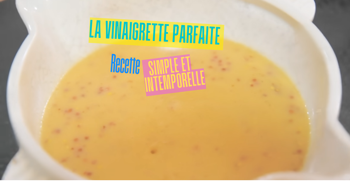 Préparer une vinaigrette maison