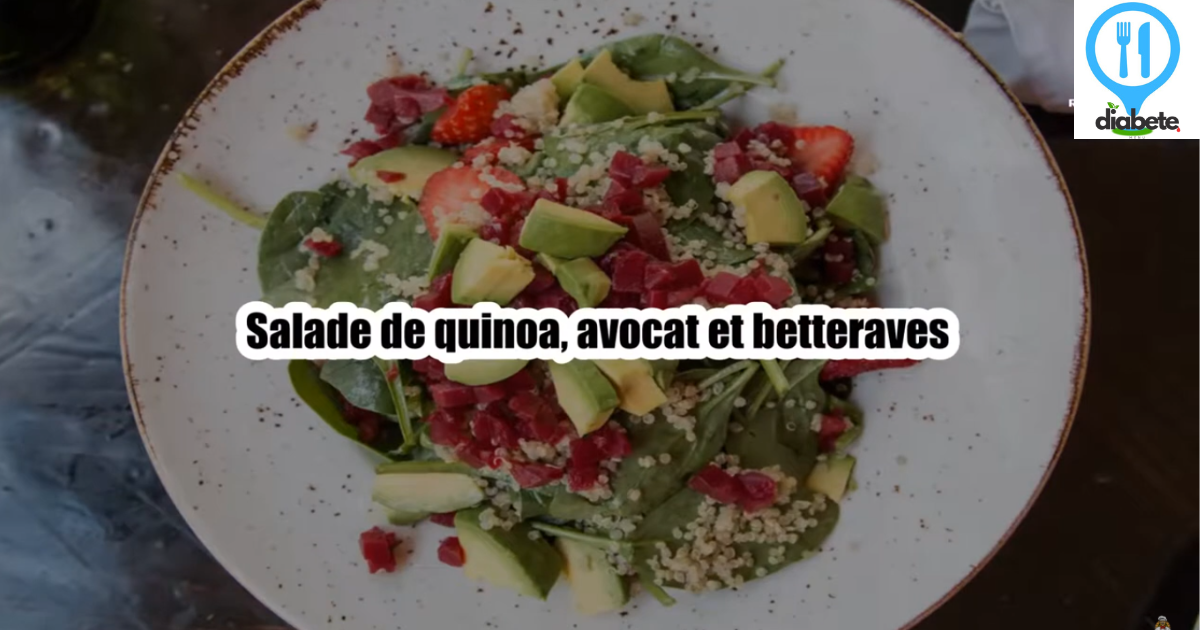 Salade de quinoa, avocat et betteraves