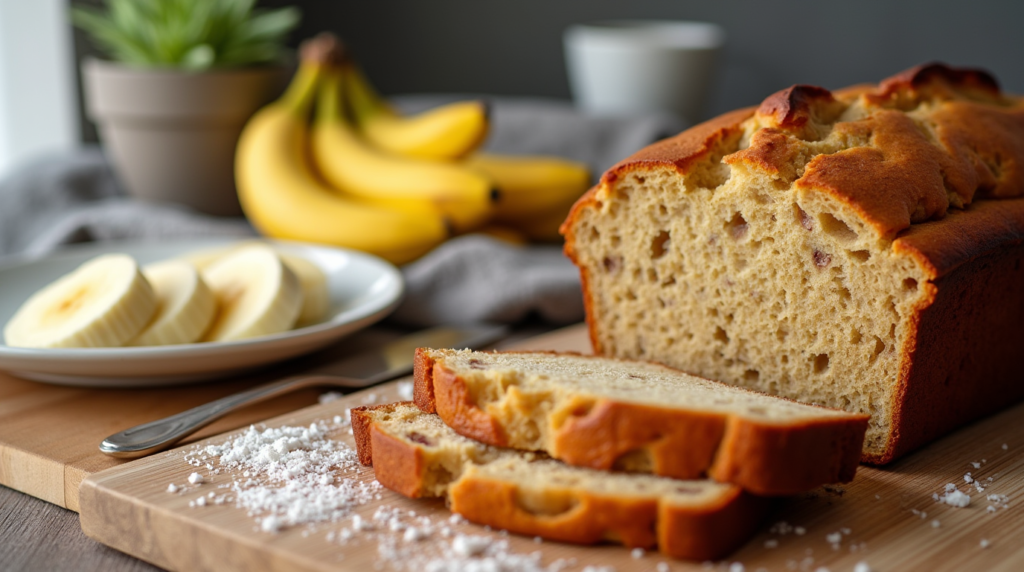 pain aux bananes moelleux