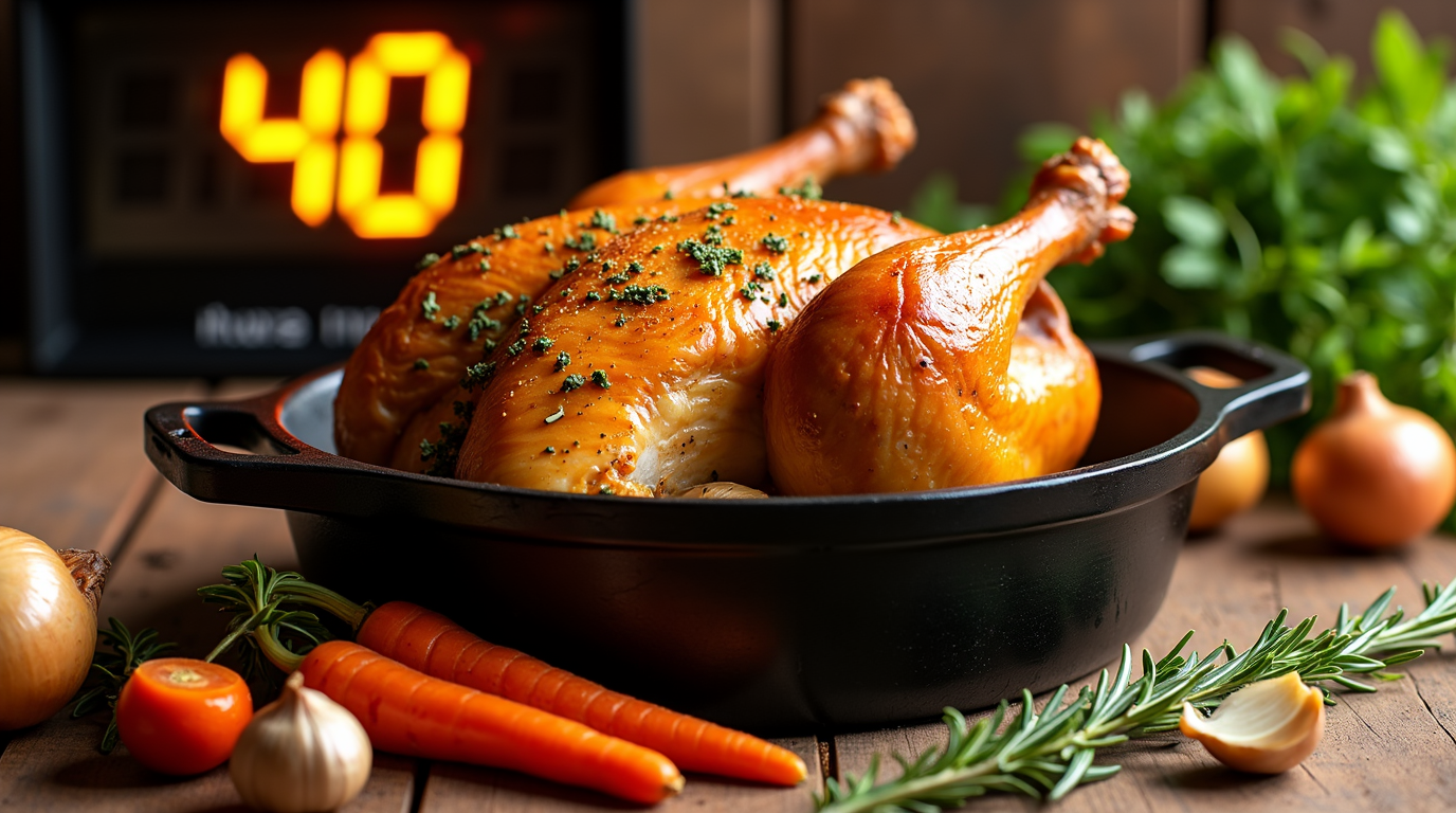 quel temps de cuisson pour une pintade de 1 kg