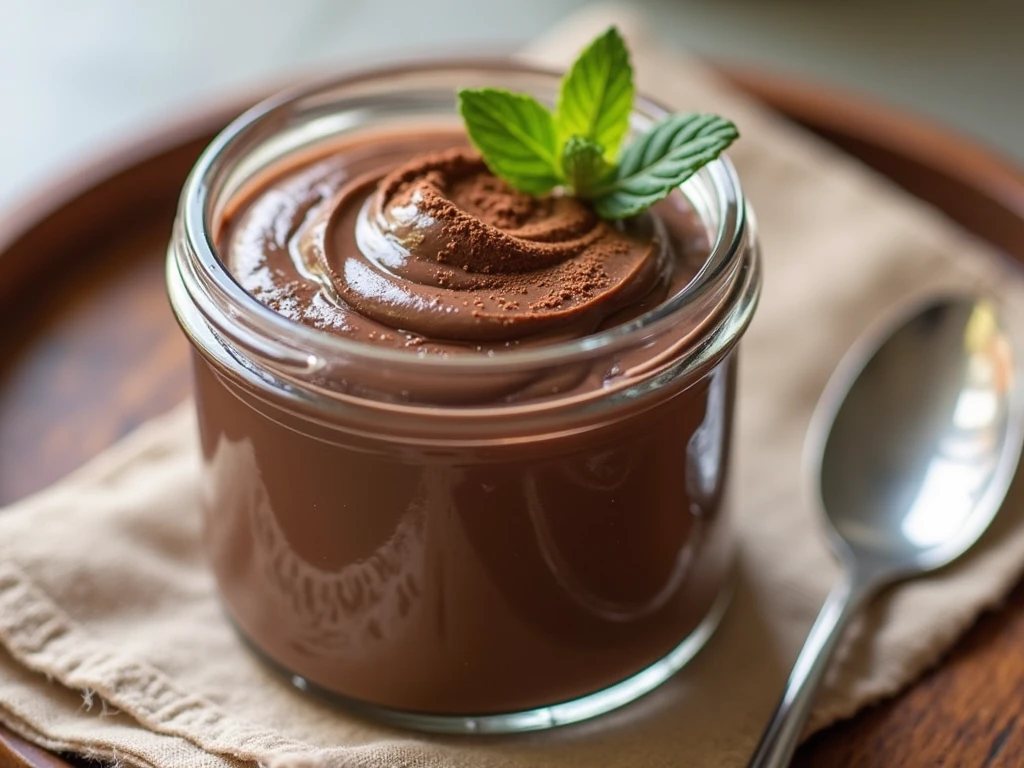 Crème au Chocolat Sans Sucre