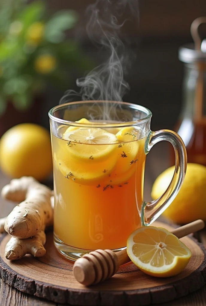 Boissons pour Diabétiques :Infusion Gingembre-Citron