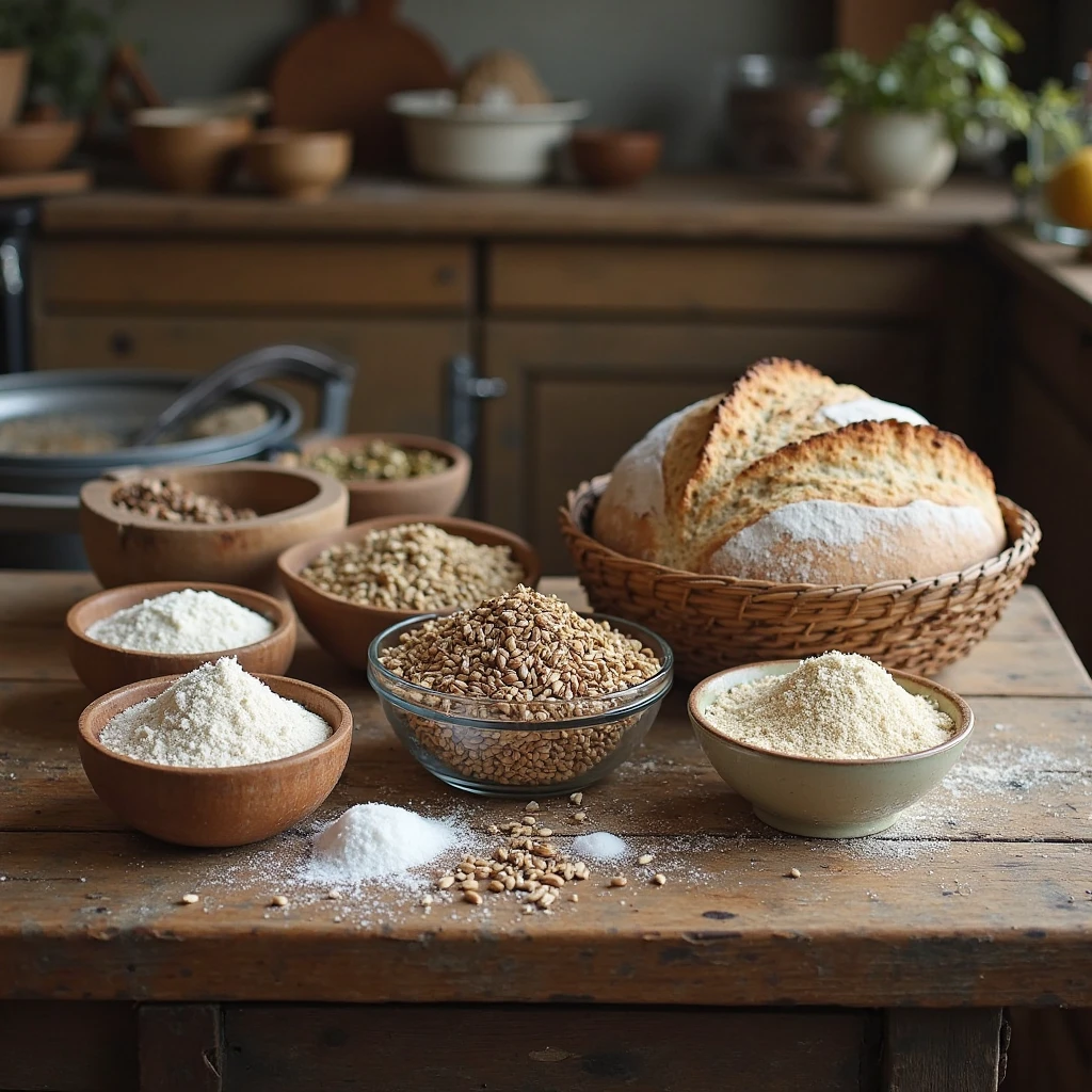 Ingrédients pour un Pain Multigrain au Levain Réussi