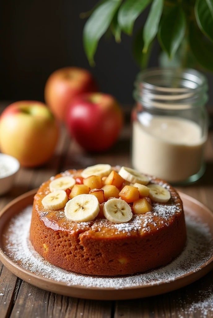 gâteau aux pommes sans sucre pour diabétique
