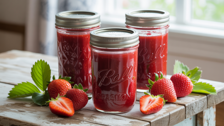 Recette confiture allégée pour diabétique aux fraises - pots de confiture maison sans sucre ajouté
