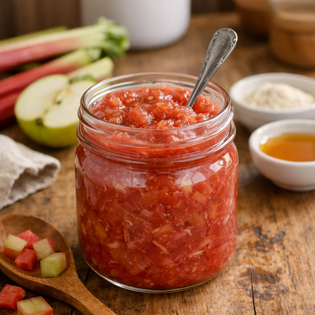 confiture de rhubarbe pour diabétique