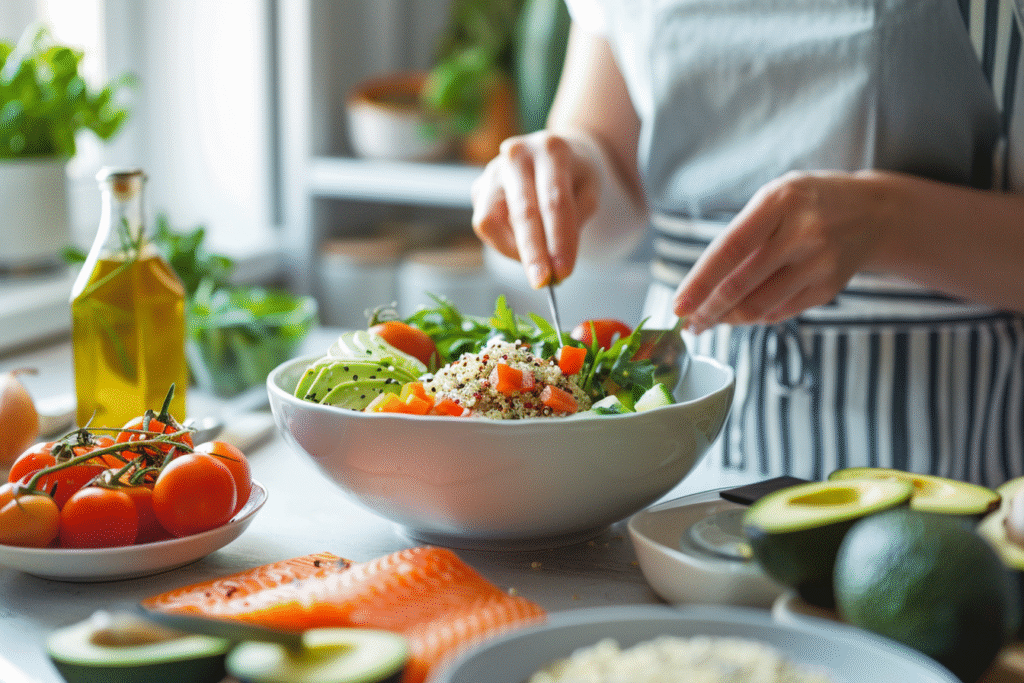 plan de repas simple sur 7 jours sur menudiabete