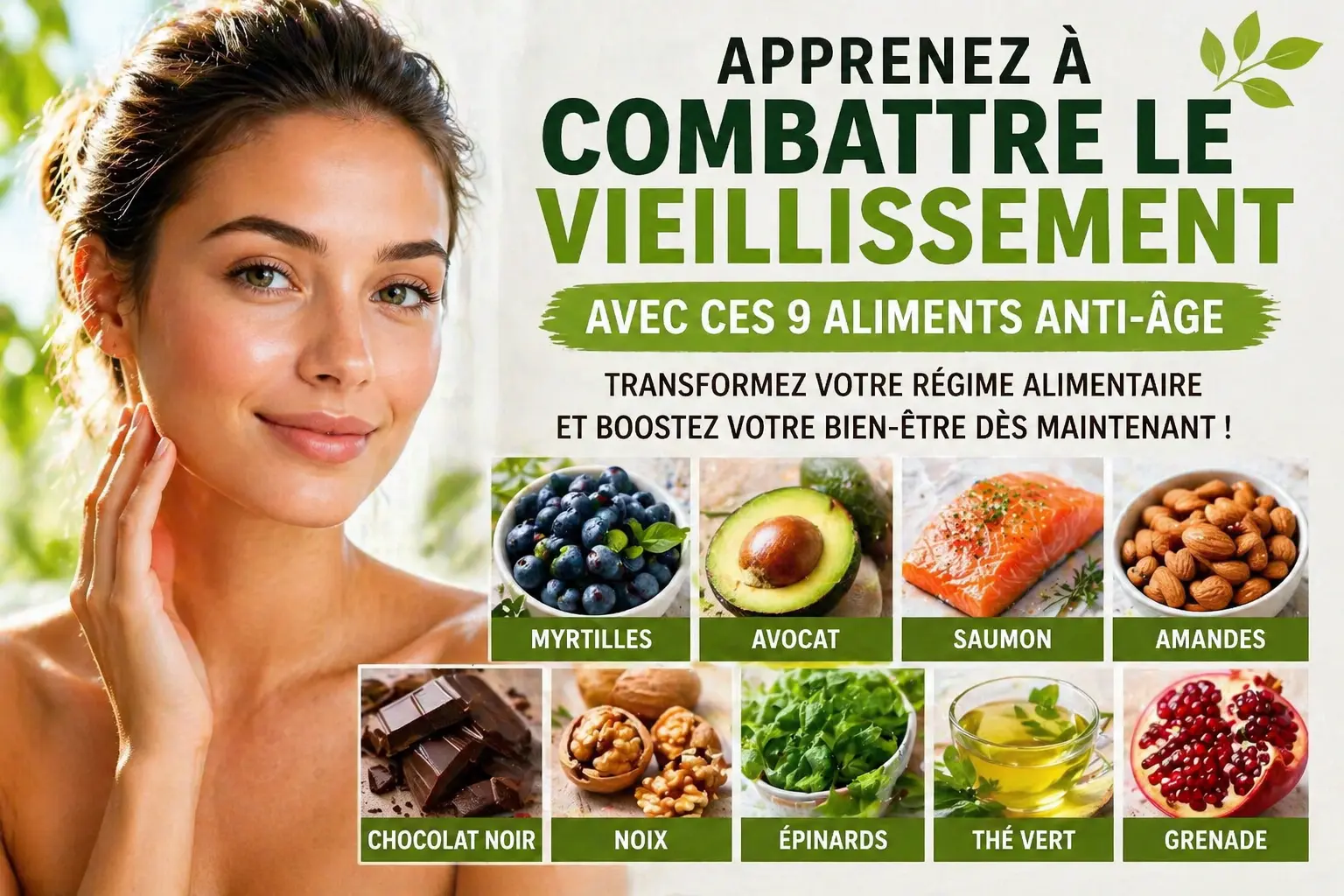 des aliments anti-âge