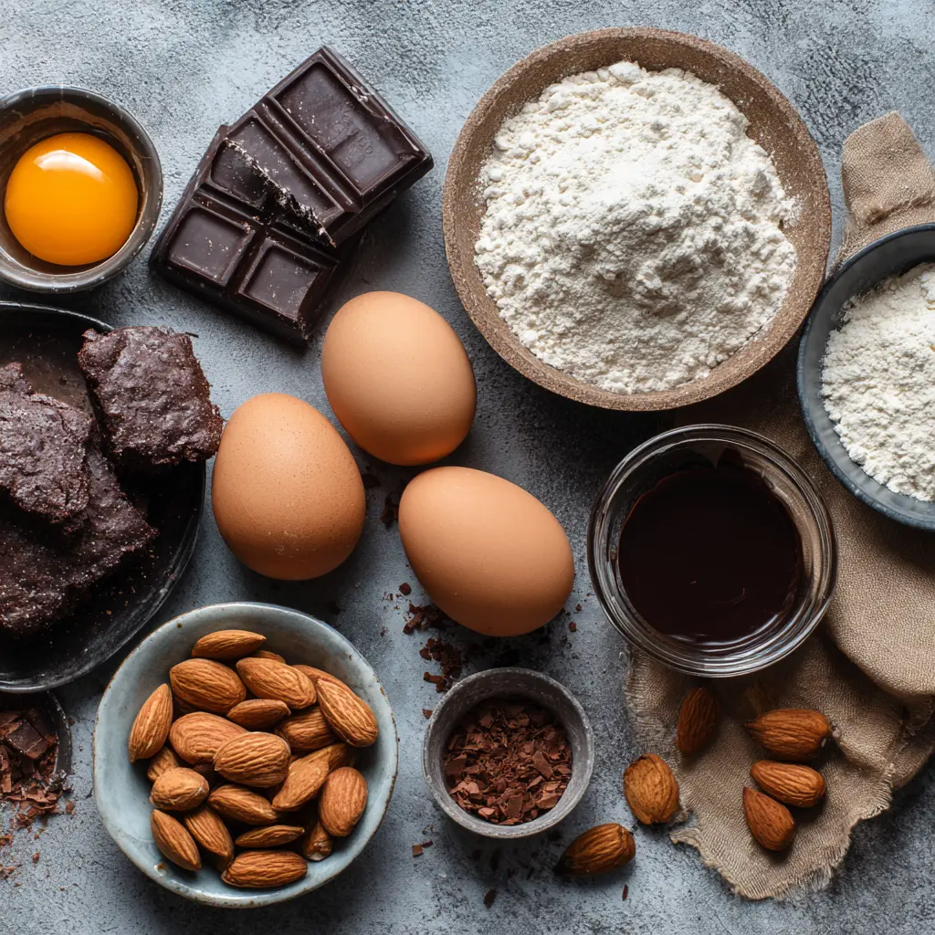 ingrédients brownie IG bas