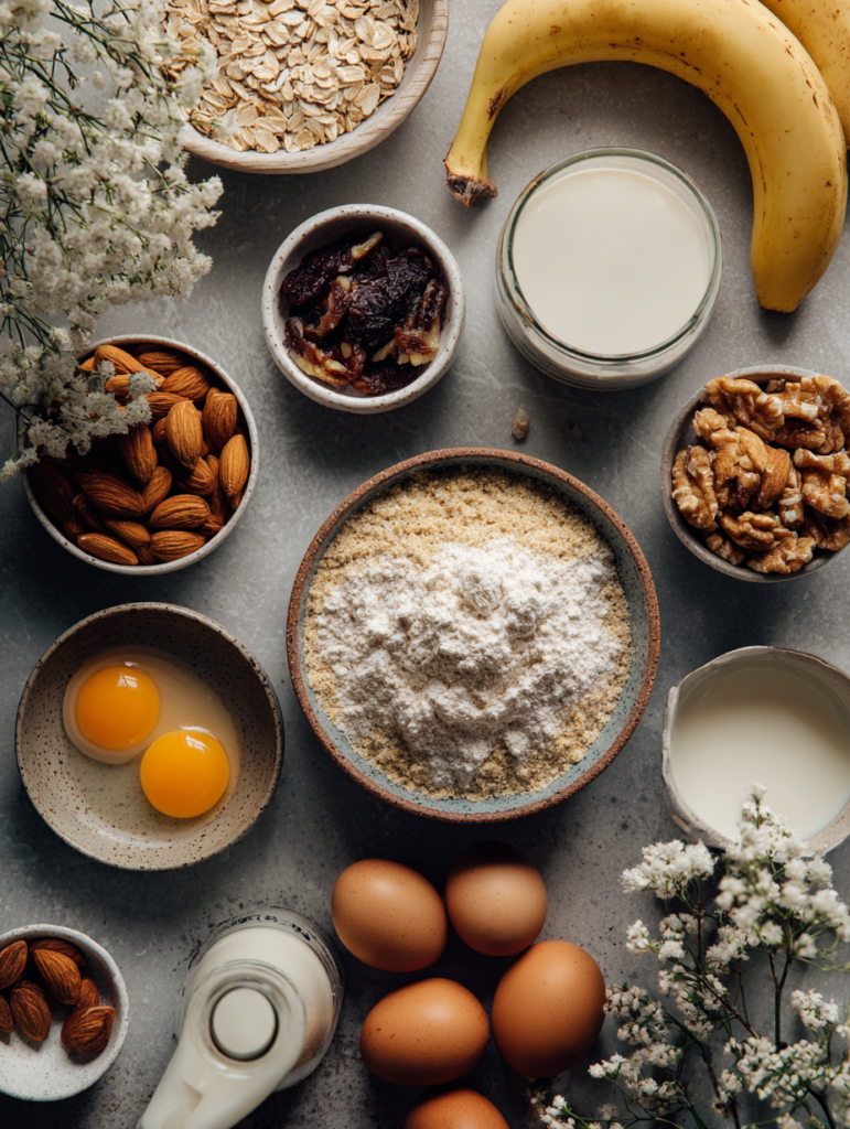 ingrédients recette pancake IG bas