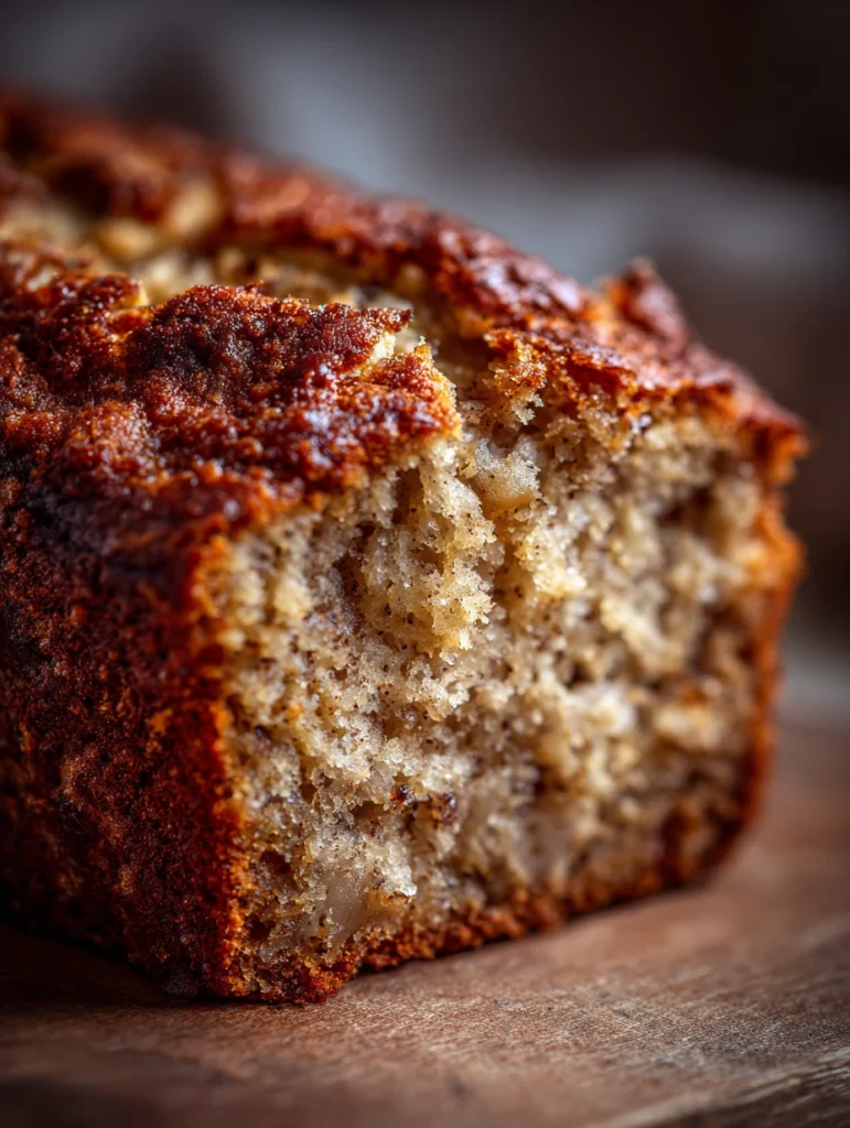 texture moelleuse cake banane