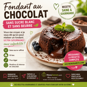 Fondant au chocolat sans culpabilité